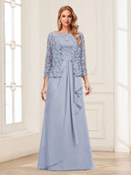 Maelys lavender front view mother of the bride dress