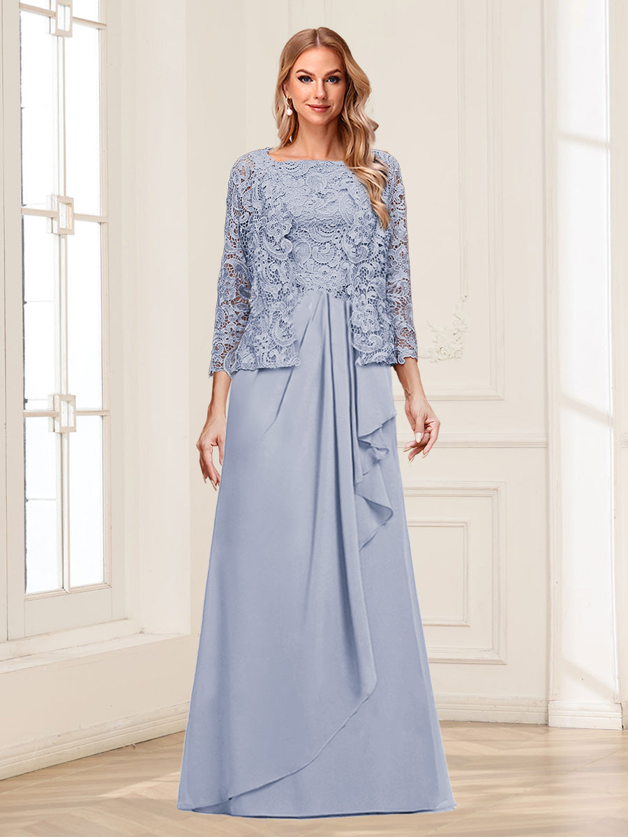 Georgina Faye Lavender front view mother of the bride dress