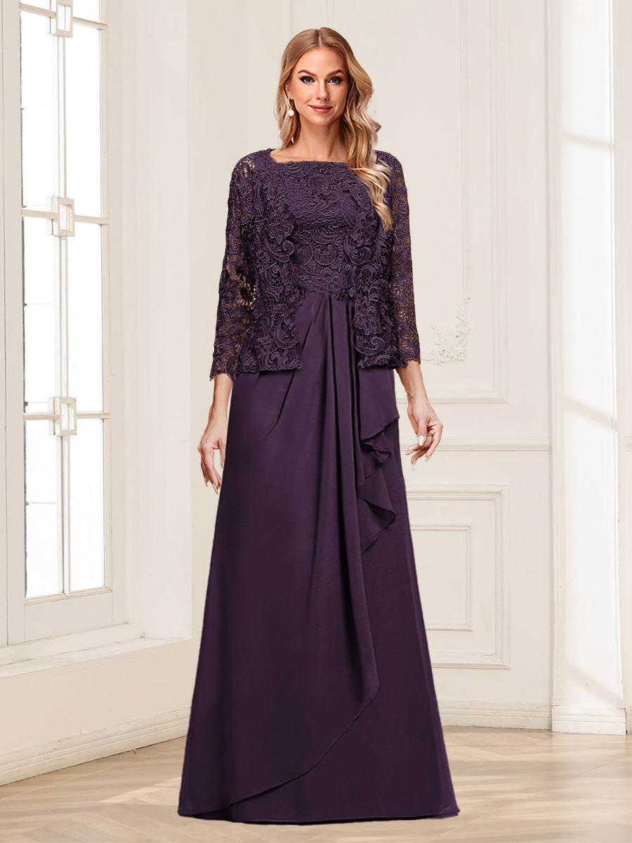 Maelys plum alternate front view 2 mother of the bride dress