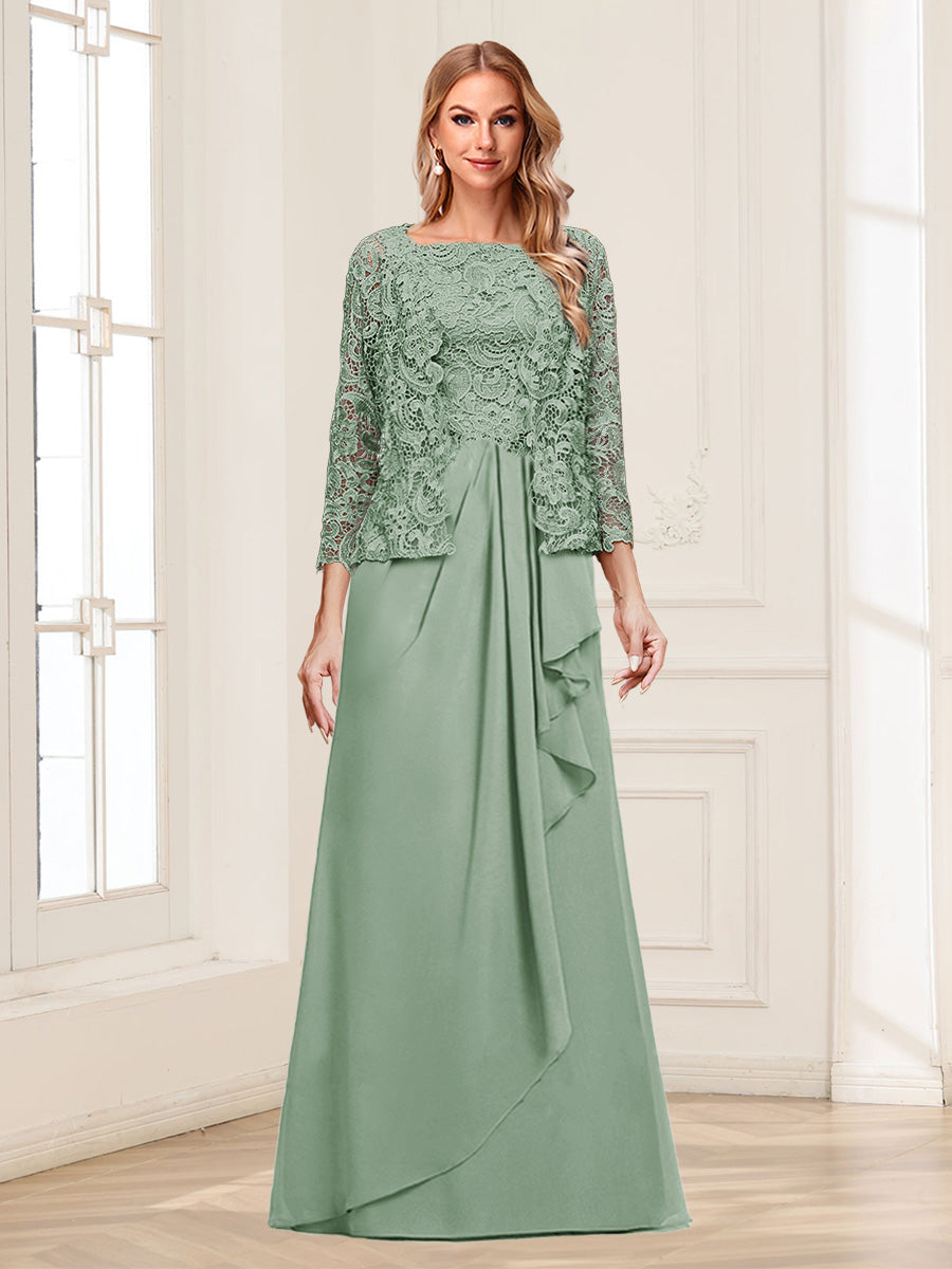 Maelys sage green alternate front view 2 mother of the bride dress
