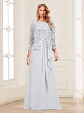 Georgina Faye White front view mother of the bride dress