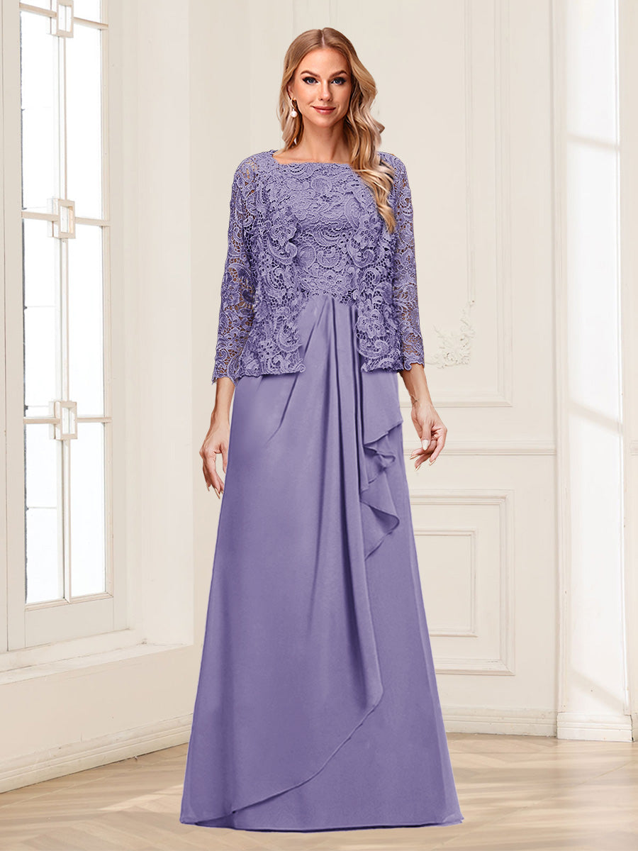 Georgina Faye Wisteria back view mother of the bride dress