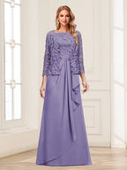 Georgina Faye Wisteria back view mother of the bride dress