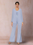 Marina Claire Lavender front view mother of the bride dress