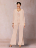 Marina Claire Champagne fabric detail mother of the bride dress