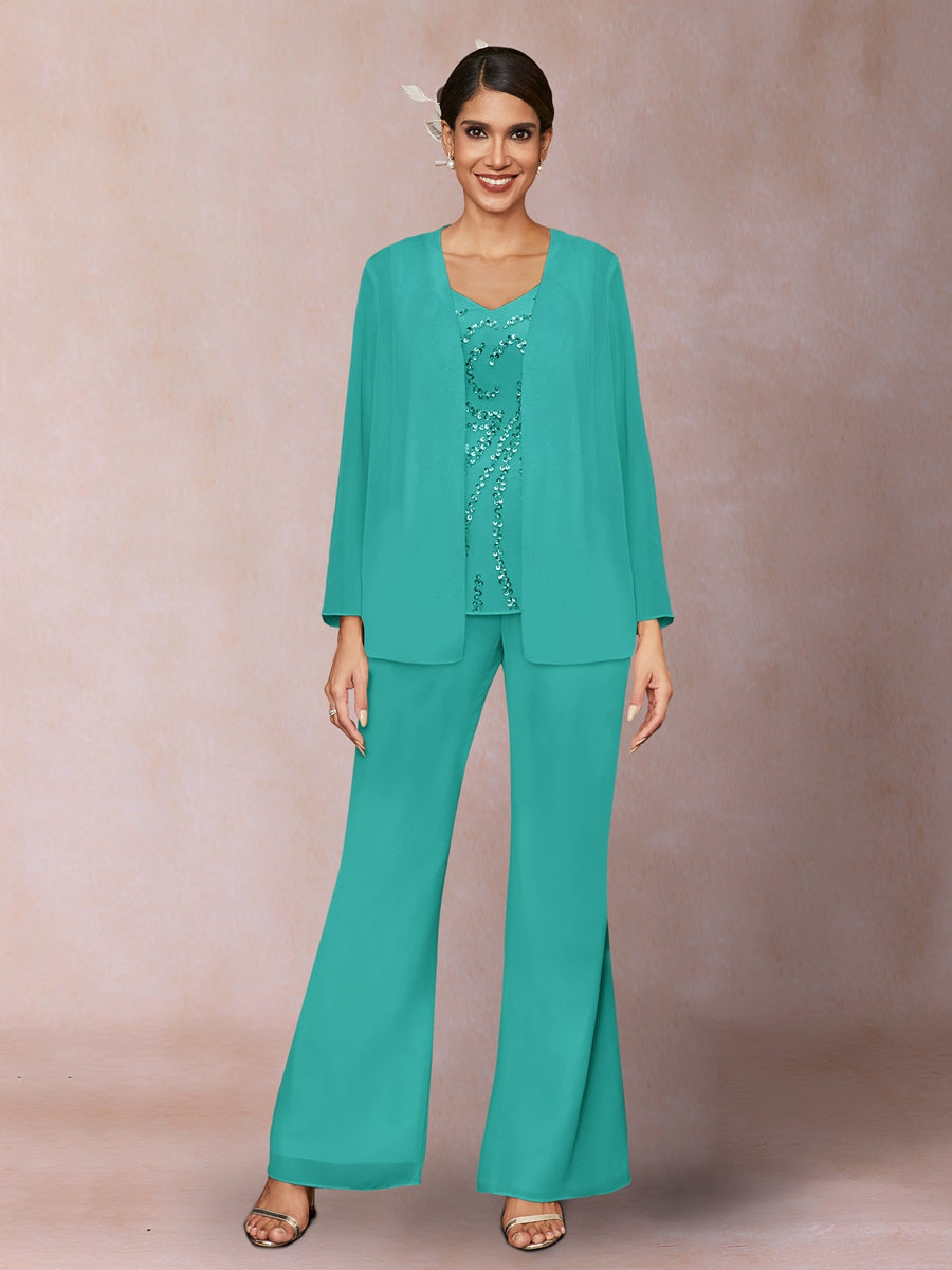 Marina Claire Turquoise back view mother of the bride dress