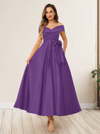 Evania Regency front view wedding guest dress