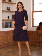 Giselle plum alternate front view 2 mother of the bride dress