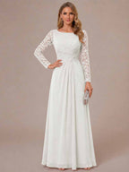 Rhiannon Claire Ivory front view mother of the bride dress