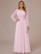 Rhiannon Claire Rose Pink front view mother of the bride dress
