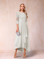 Emmeline Rose Ivory back view mother of the bride dress