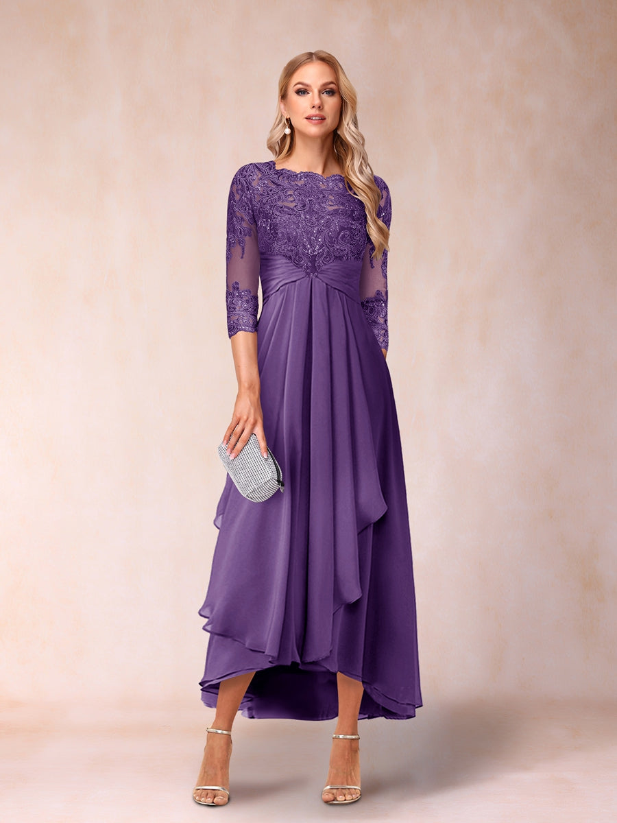 Emmeline Rose Regency front view mother of the bride dress