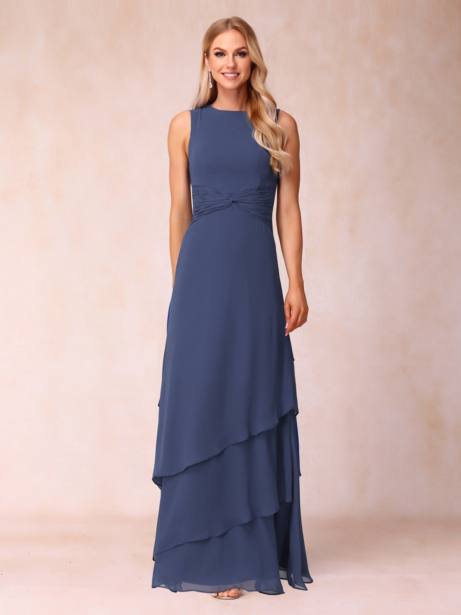 Cressida Fern Dusty Blue bodice detail mother of the bride dress