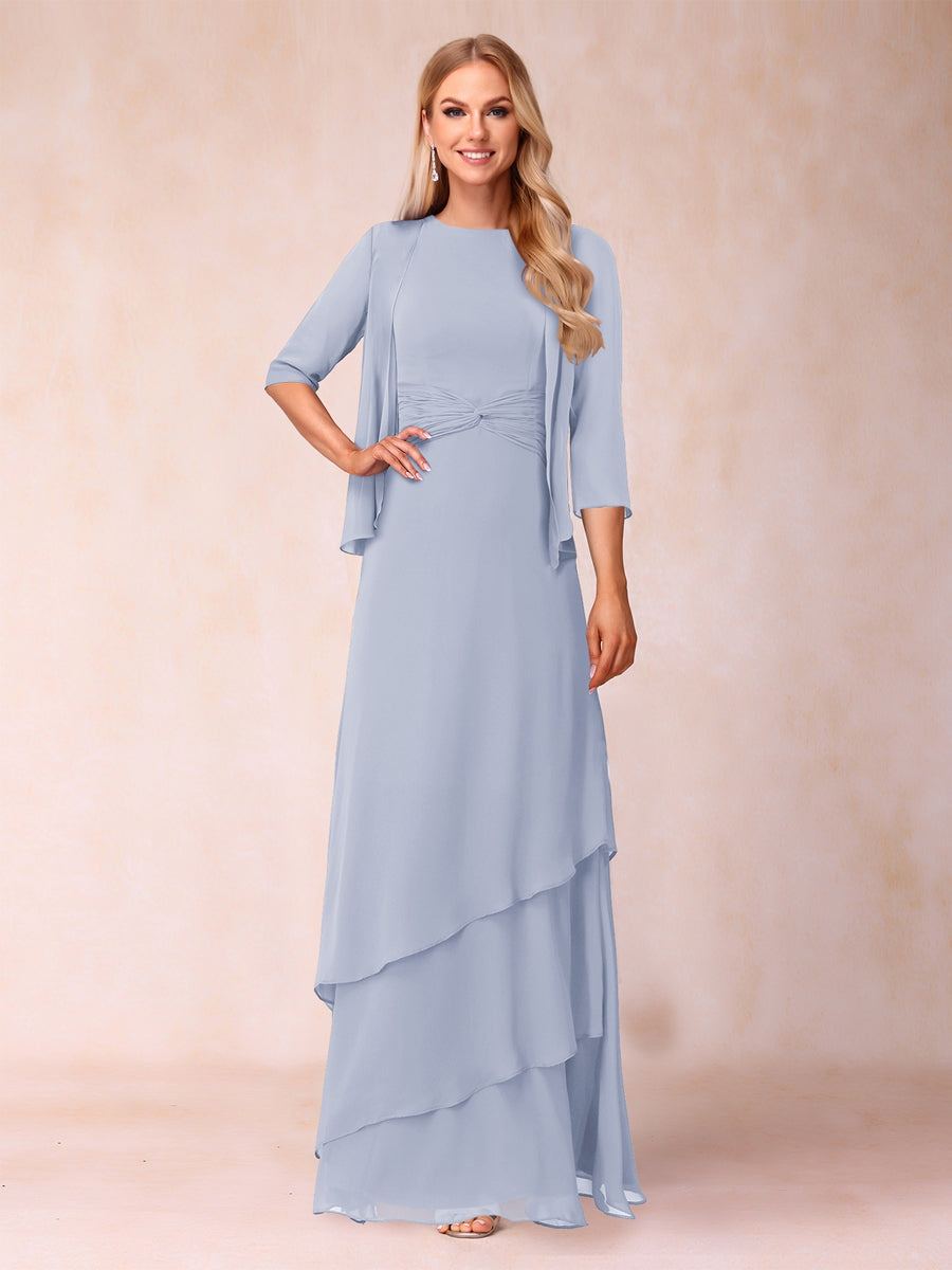Cressida Fern Lavender front view mother of the bride dress