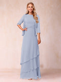Cressida Fern Lavender front view mother of the bride dress