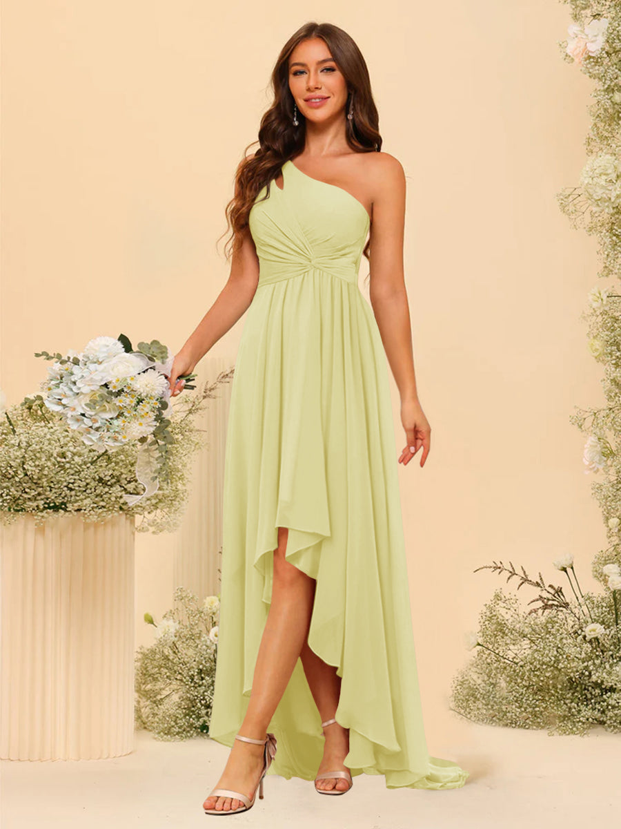 Valentina Daffodil front view bridesmaid dress