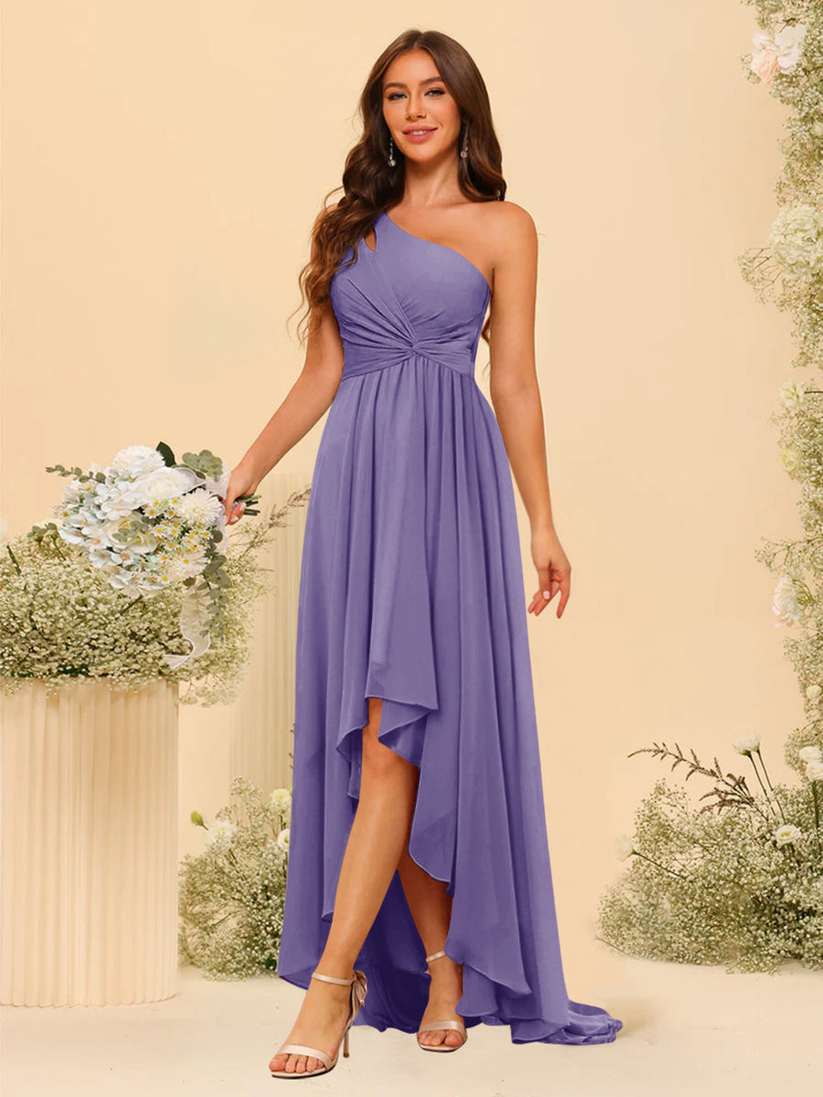 Valentina Lilac back view bridesmaid dress