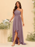 Valentina Mauve front view bridesmaid dress