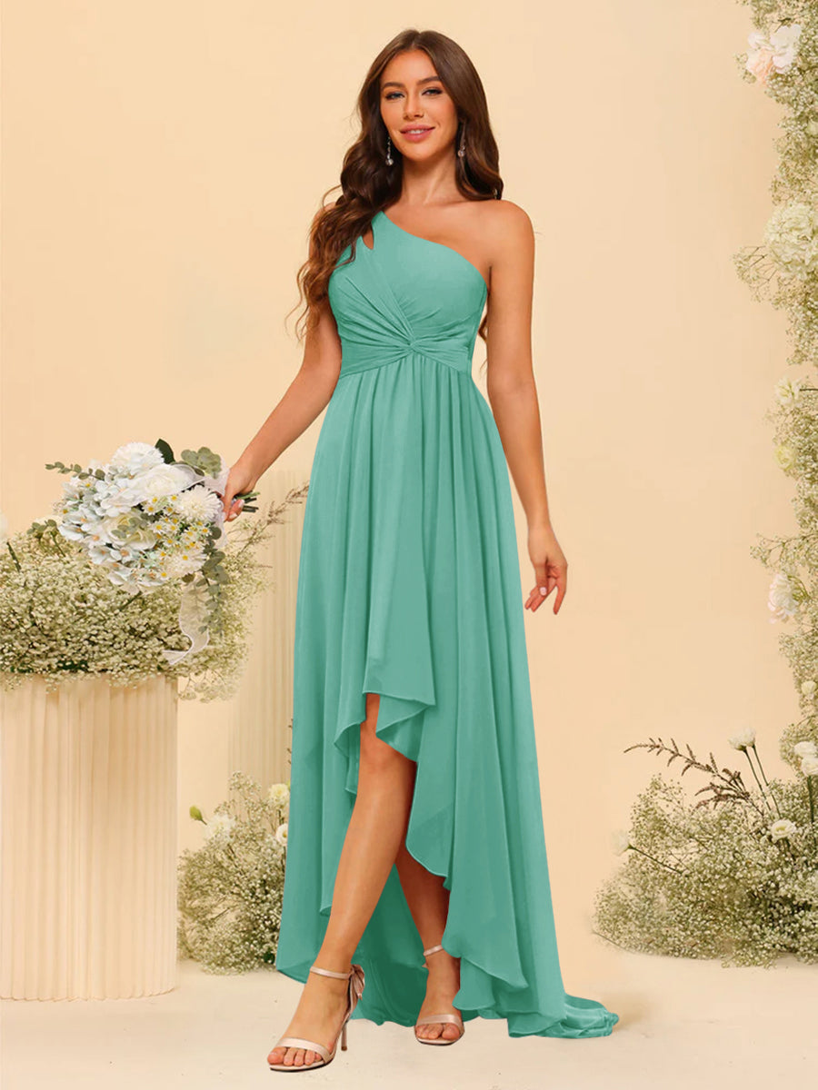 Valentina Pool Blue back view bridesmaid dress