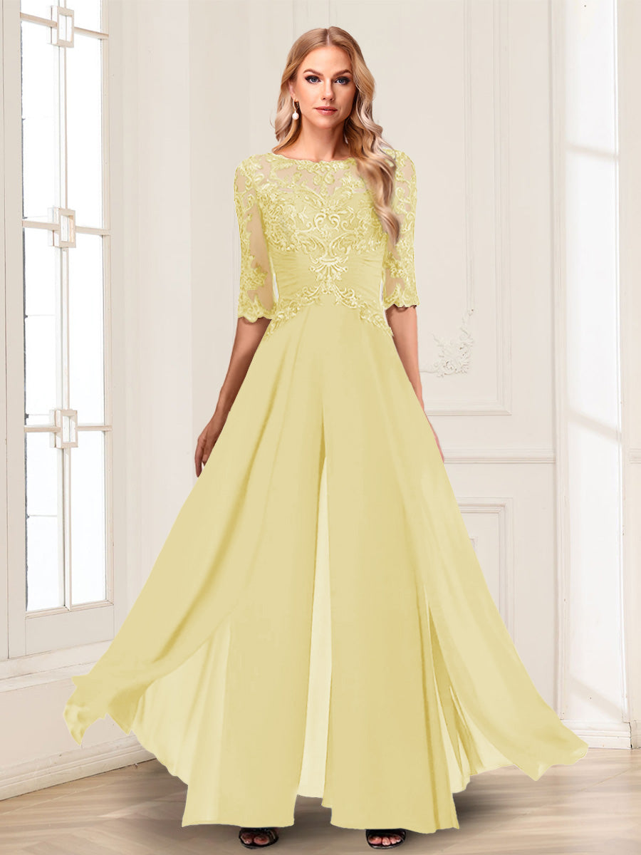 Vianne daffodil front view mother of the bride outfit