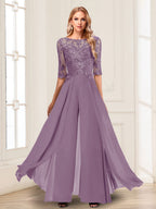 Vianne wisteria front view mother of the bride outfit