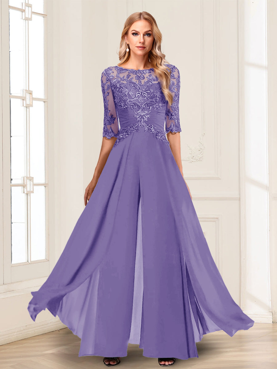 Vianne wisteria alternate front view 3 mother of the bride outfit