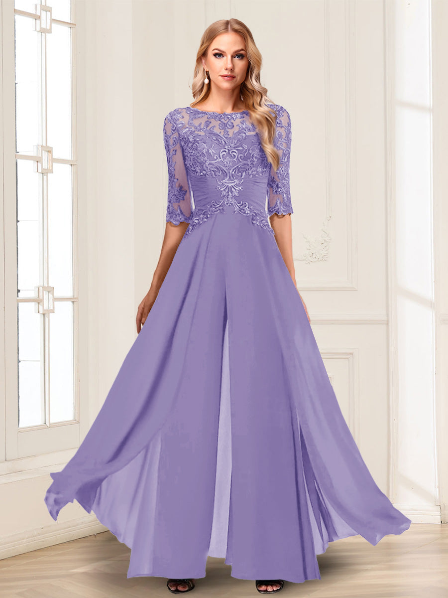 Vianne wisteria alternate front view 2 mother of the bride outfit