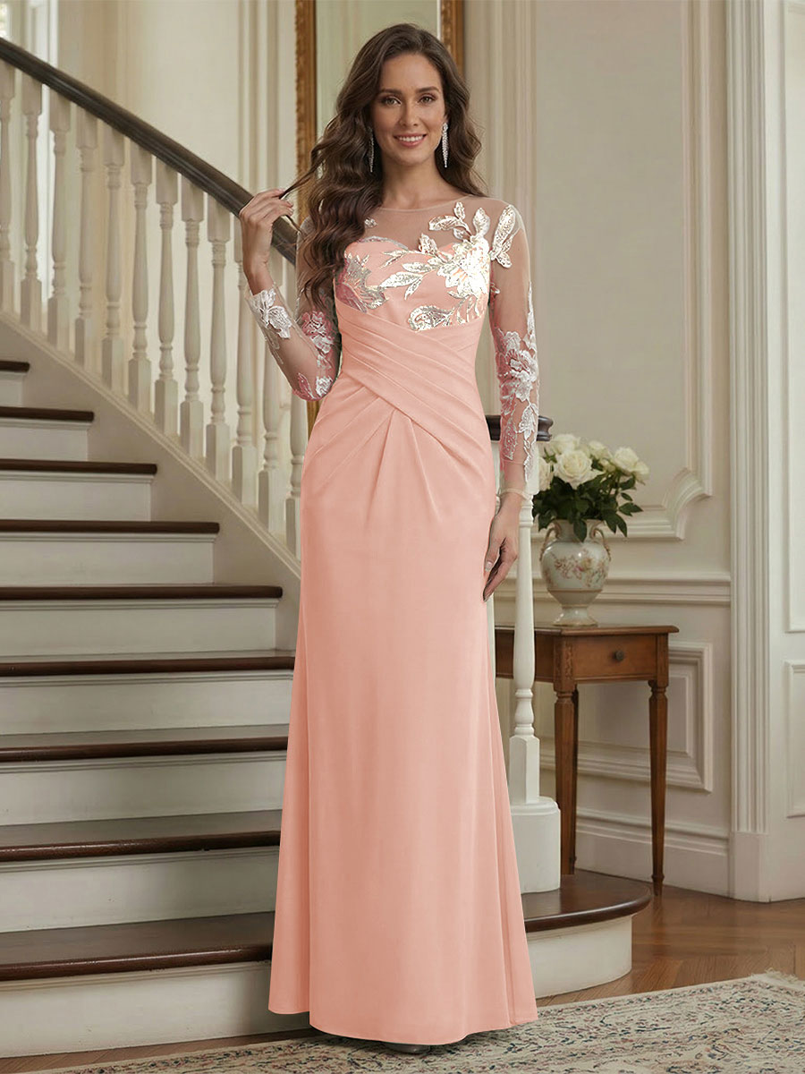 Victoria Rose Lavender front view mother of the bride dress