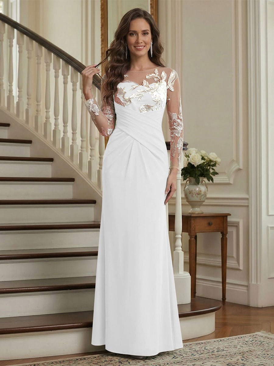 Victoria Rose Ivory back view mother of the bride dress