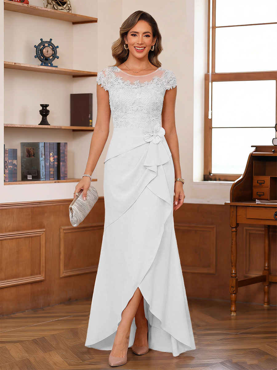Calista ivory alternate front view 2 mother of the bride dress