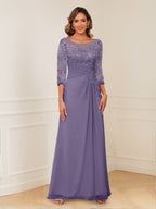 Josephine Cove Wisteria front view mother of the bride dress