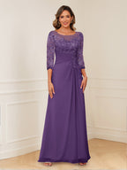 Rosalie regency front view mother of the bride dress