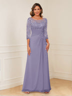 Josephine Cove Wisteria back view mother of the bride dress