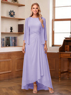 Isabel Elise Lilac back view mother of the bride dress