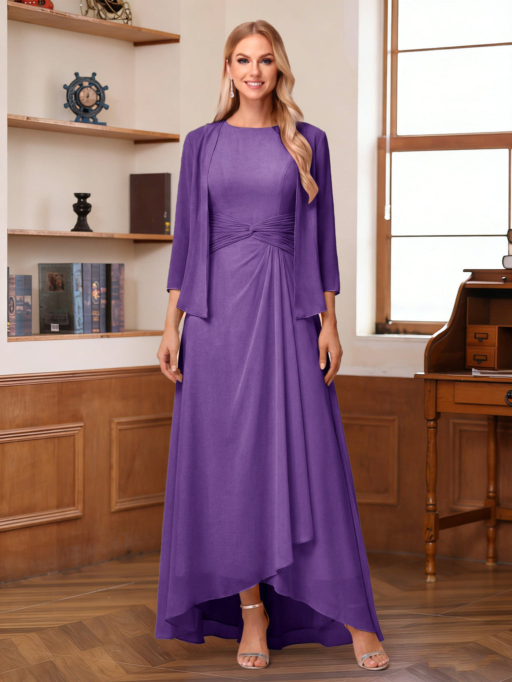 Isabel Elise Regency front view mother of the bride dress