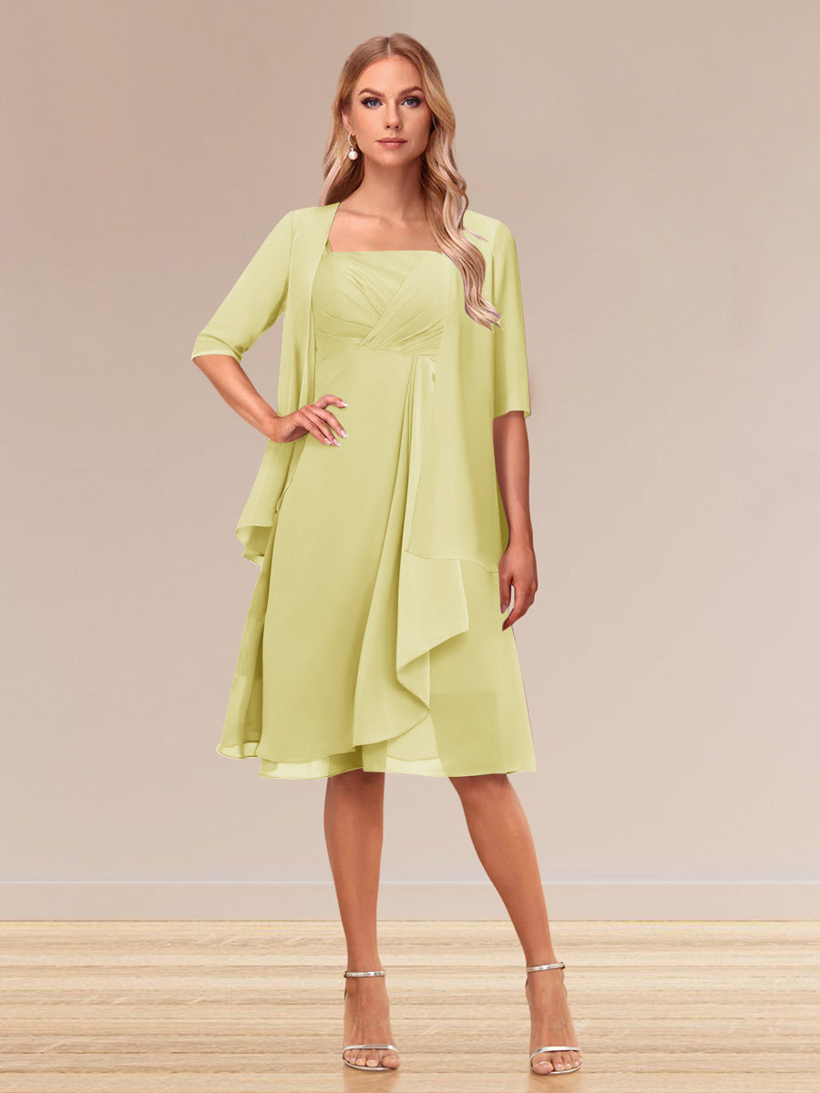 Honoria Daffodil front view wedding guest dress