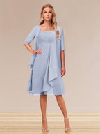 Honoria Lavender front view wedding guest dress
