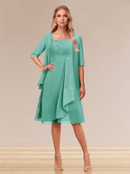 Honoria Pool Blue back view wedding guest dress