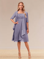 Honoria Wisteria front view wedding guest dress