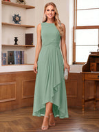 Paige June Sage Green side view mother of the bride dress