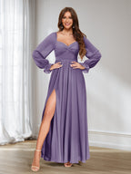 Rosalind Wisteria back view bridesmaid dress