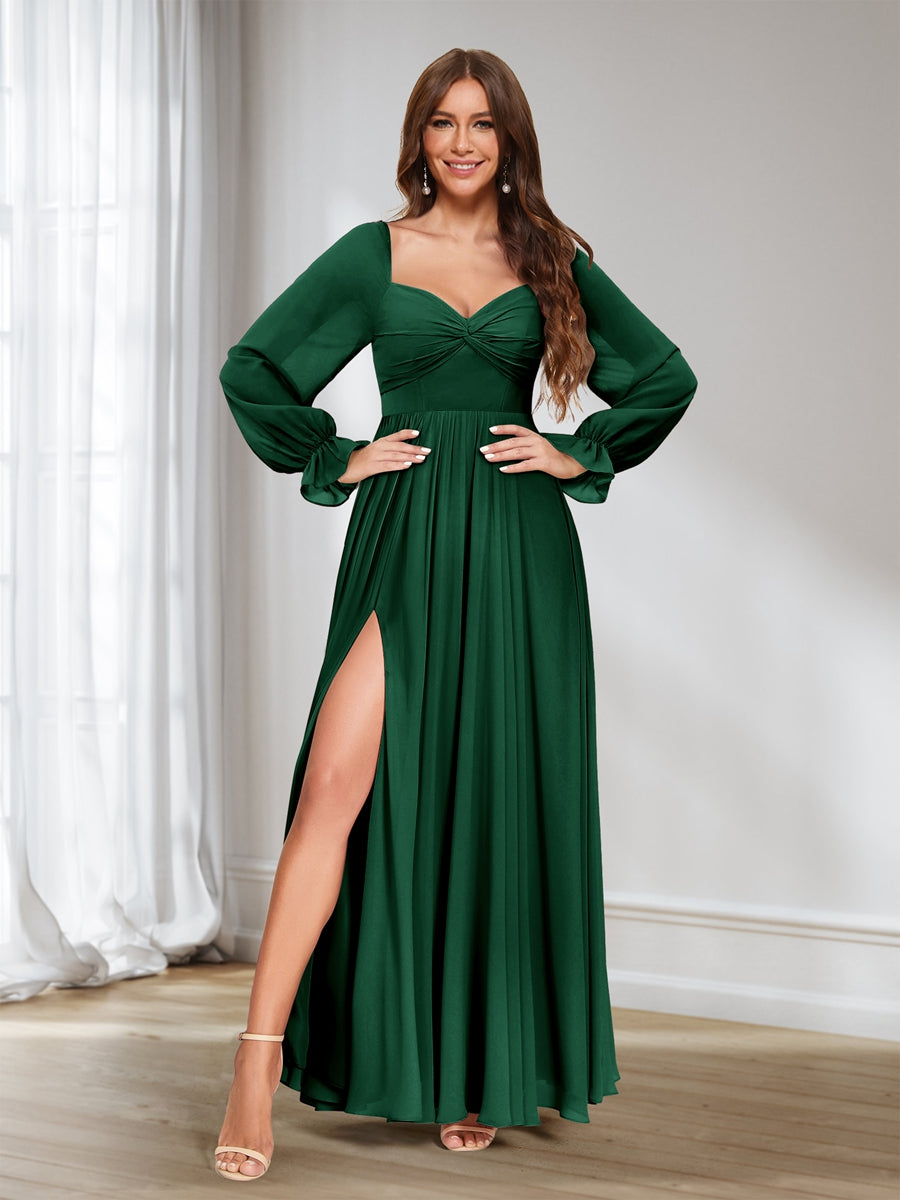 Rosalind Emerald front view bridesmaid dress