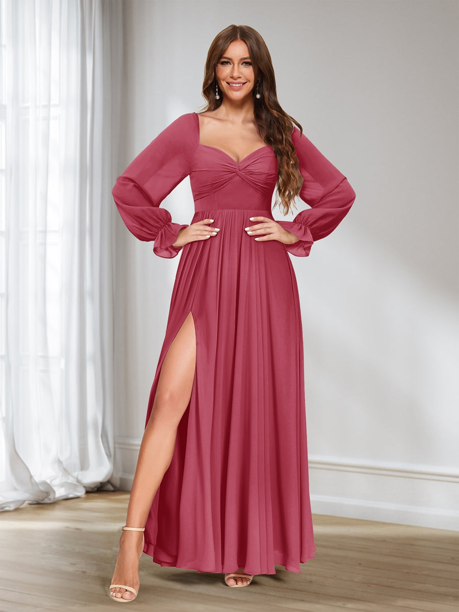 Rosalind Fuchsia front view bridesmaid dress