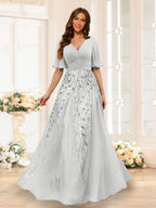 Seraphine Ivory front view bridesmaid dress