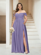 Wren Wisteria back view bridesmaid dress