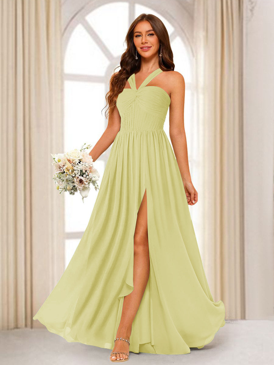 Bellamy Daffodil front view bridesmaid dress