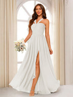Bellamy Ivory back view bridesmaid dress