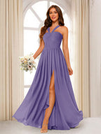 Bellamy Lilac back view bridesmaid dress