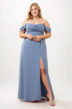 Elegant A Line Floor Length Chiffon Bridesmaid Dress Bridesmaid Dress