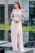 Elegant A Line Floor Length Chiffon Bridesmaid Dress Bridesmaid Dress
